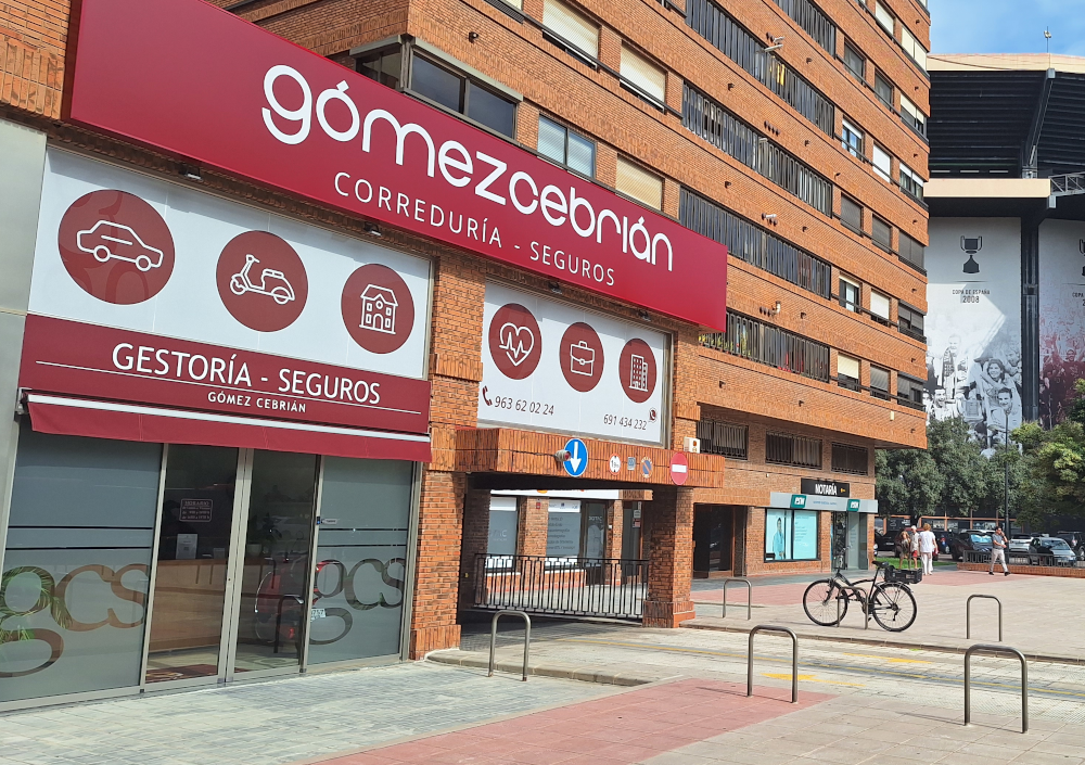GÓMEZ CEBRIÁN, S.L., correduría de seguros en Valencia